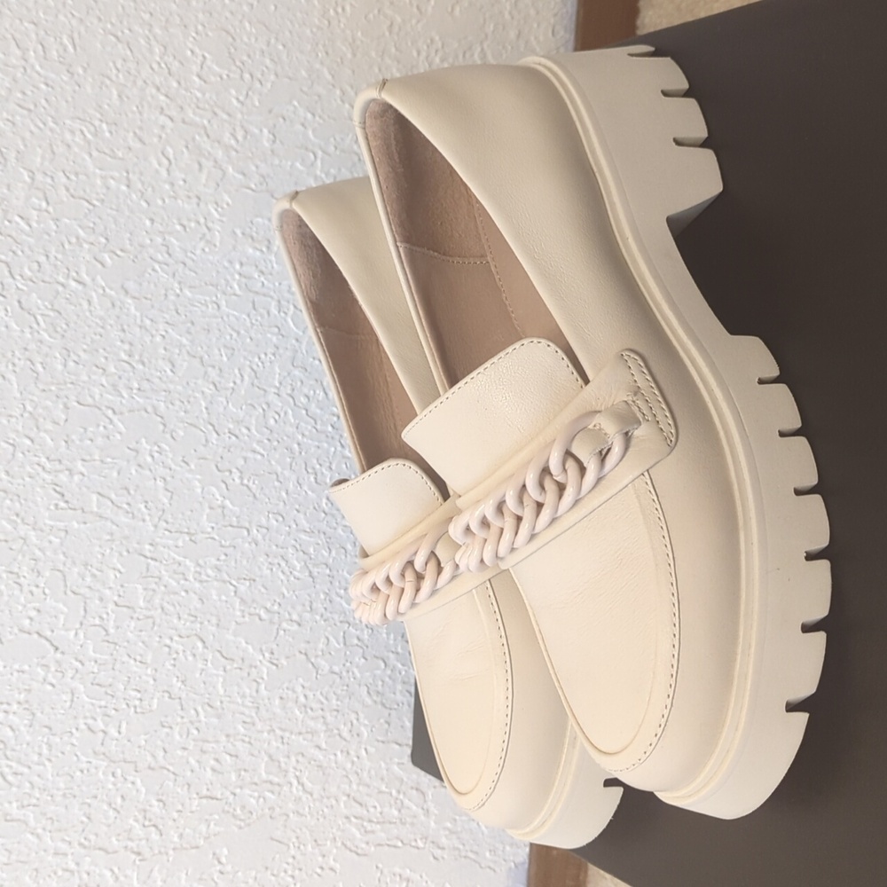 NWT Jo Mercer chunky heel platform loafers